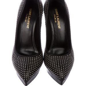 Yves SAINT LAURENT Janis Studded Pumps